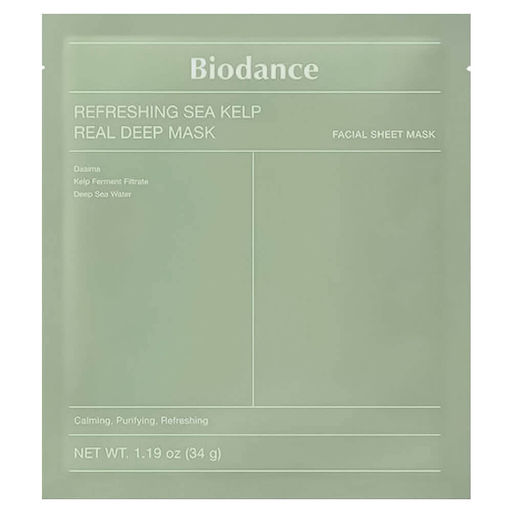 Biodance Refreshing Sea Kelp Real Deep Mask 24g*1ea - Успокаивающая гидрогелевая маска с водорослями