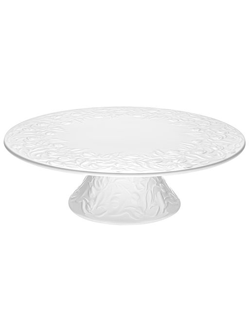 Блюдо для торта на ножке 25,5*25,5*8 см Тюльпаны, фарфор - Elan gallery фото 4