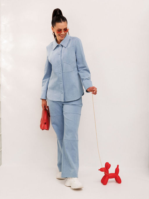 Костюм Galean Style 1001 голубой