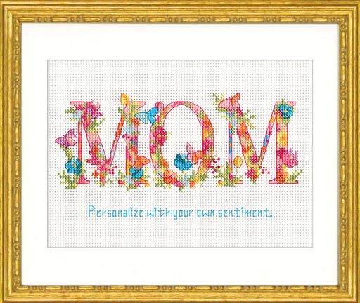 Набор для вышивания DIMENSIONS 70-65180 Мама 12.5 x 17.7 см