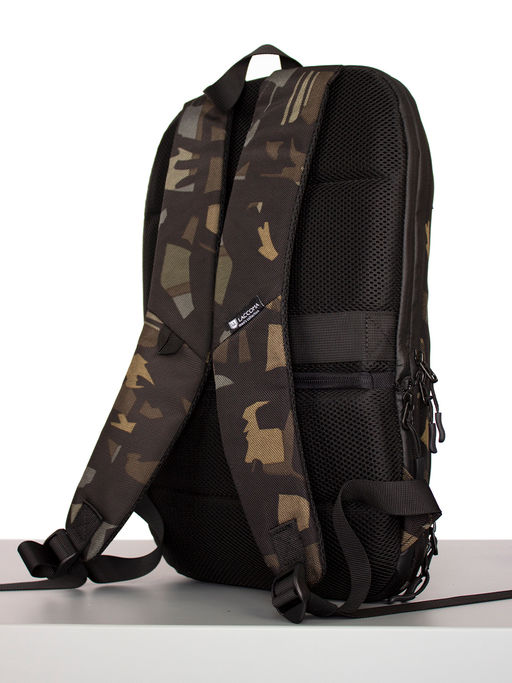 LACCOMA рюкзак LT2006-черный-комуфляж полиэстр+эко кожа полиэстр