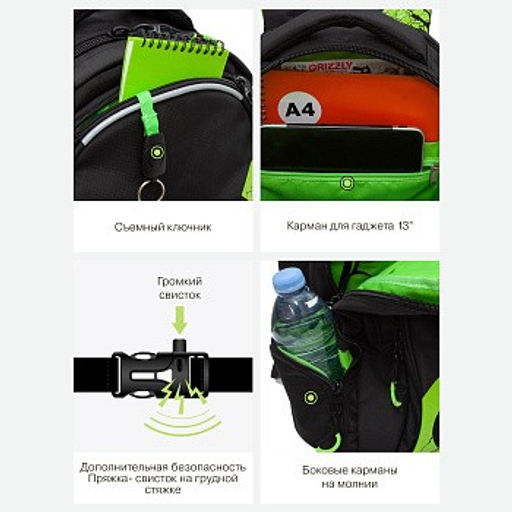 RU-423-14 Рюкзак - Grizzly фото 41