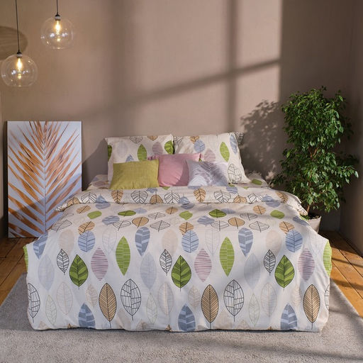 Постельное бельё Этель дуэт Foliage 143*215 см - 2 шт, 220*240 см, 70*70 см -2 шт, бязь  фото 8