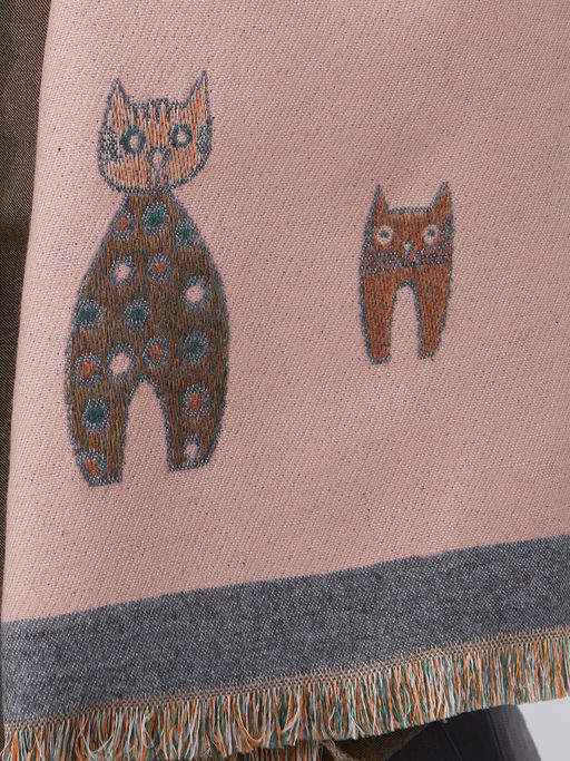 в составе ШЕРСТЬ и КАШЕМИР Большой, мягкий, теплый однотонный двусторонний палантин. - Tantino фото 9