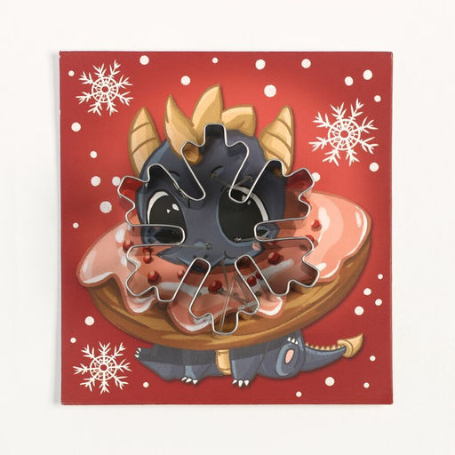 Набор подарочный Этель Зимний день: кух. полотенце, подставка под горячее, формочка  фото 5