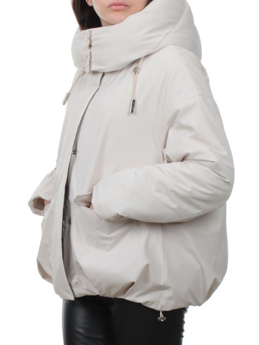 H24-816 LT. BEIGE Куртка зимняя женская (150 гр. холлофайбер) - Fashion фото 5