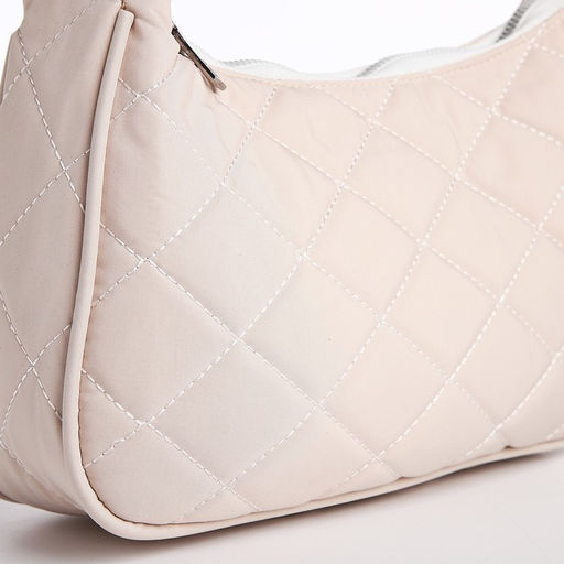 Сумка-багет на молнии, цвет бежевый - Simaland фото 4