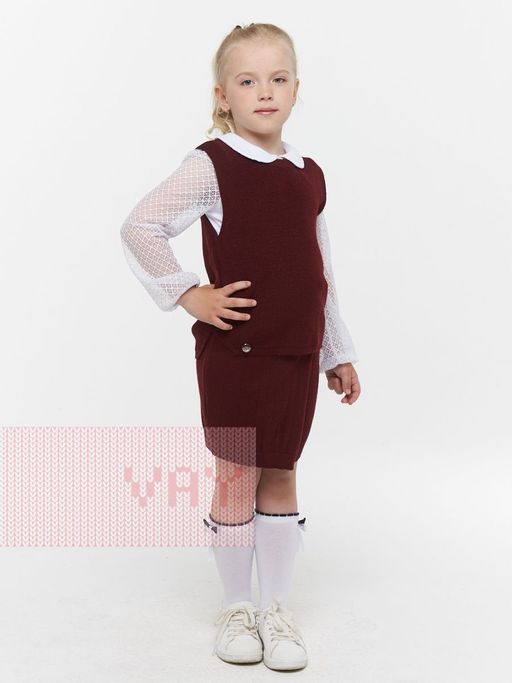 Жилет для девочек 183-7111 - Vay kids школа фото 4