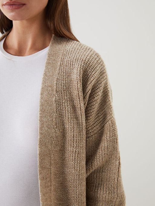 ?al Yaka Oversize Kad?n Triko H?rka