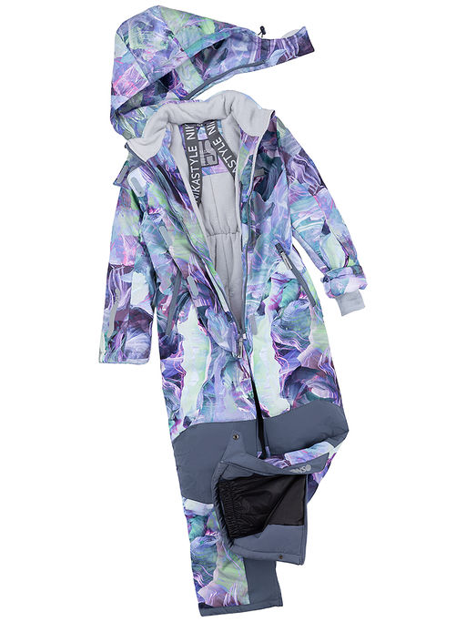 Комбинезон 8з1024 лаванда/серый - Nikastyle фото 9