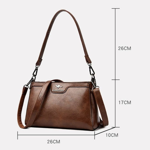 KAIDIFEINIROO Сумка женская с двумя ремнями 8178  фото 47