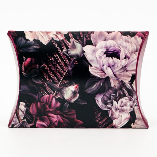 Цена за 10 шт. Коробка - подушка подарочная, складная Цветы осени, 11?8?2 см