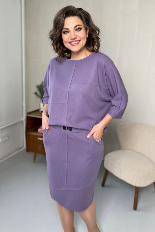 Джемпер Rumoda 2094-Р сиреневый  фото 2