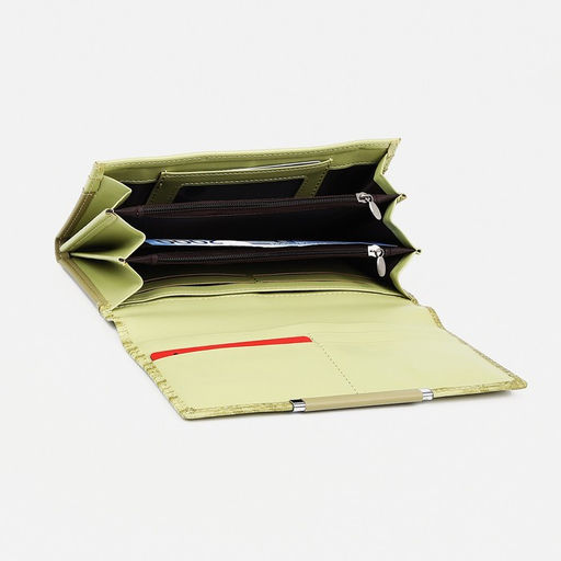 Кошелёк на магнитах, цвет салатовый - Simaland фото 3