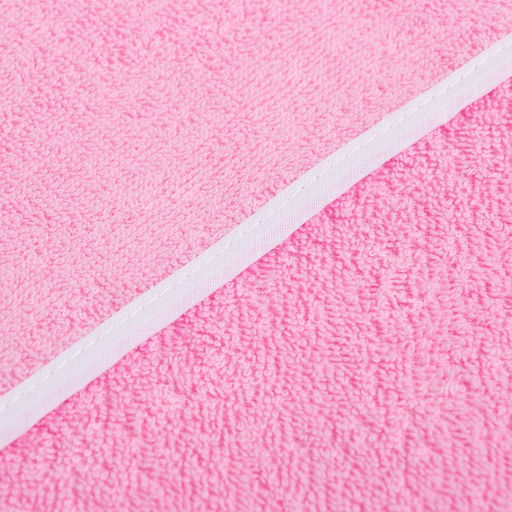 Полотенце уголок махровое Крошка Я 85х85 см, цвет розовый, 100% хлопок, 340 г/м2  фото 6