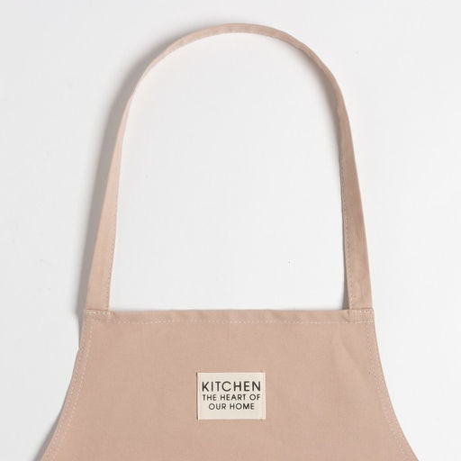 Фартук кухонный «Этель» Kitchen, 60×70 см, 100% хлопок, саржа 220 г/м², бежевый