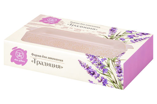 Форма для запекания 1,2 л 27.2*17*5.2 см "Традиция" прямоугольная, молочный белый