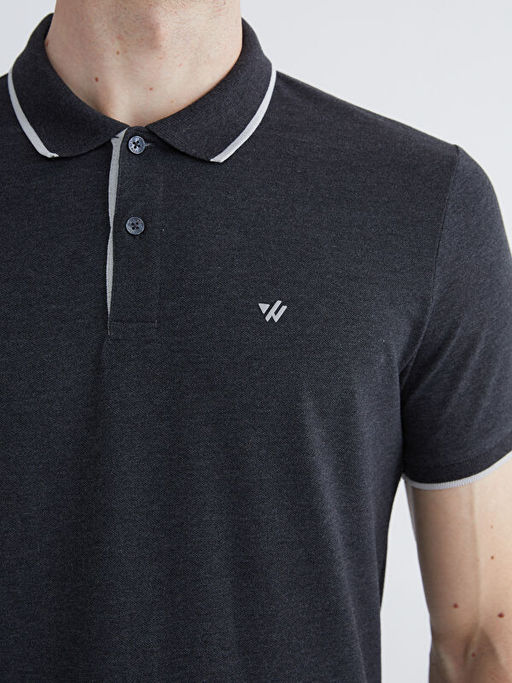 Polo Yaka D?z Erkek Ti??rt
