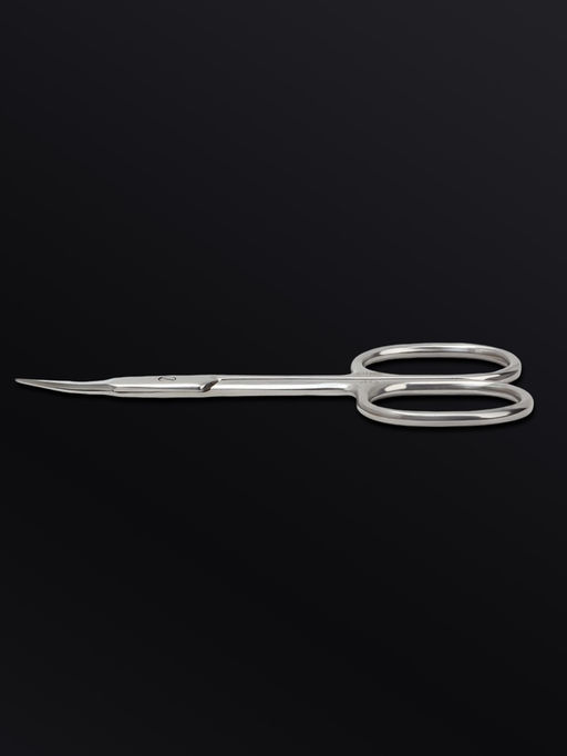 Ножницы маникюрные «Премиум», для кутикулы, загнутые, узкие, 9.3 см, на блистере