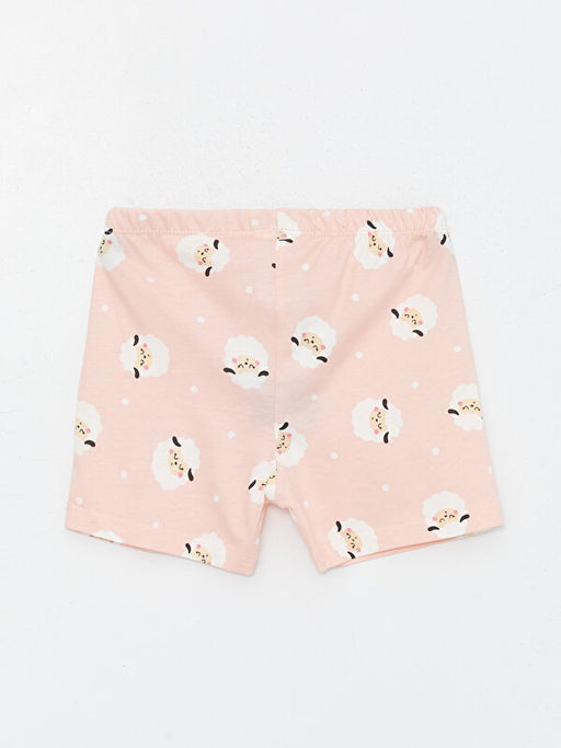 Beli Lastikli Bask?l? K?z Bebek Pijama Alt - Waikiki фото 2