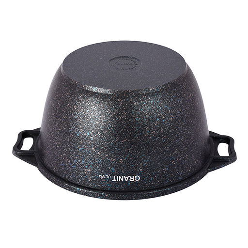 Кастрюля алюмин. 4л (стекл.крышка) (АП) "Granit ultra" blue (кгг42а)