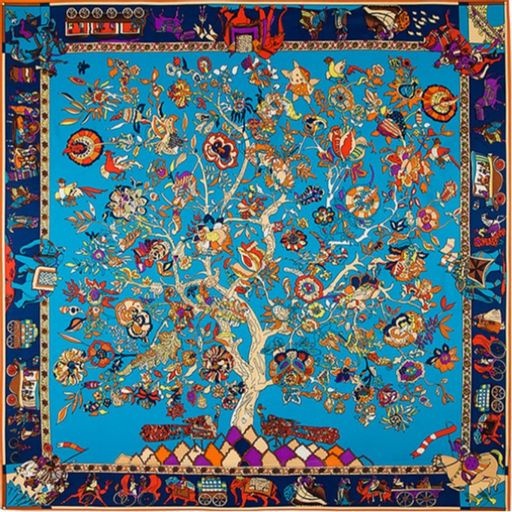 Платок "Дерево жизни"