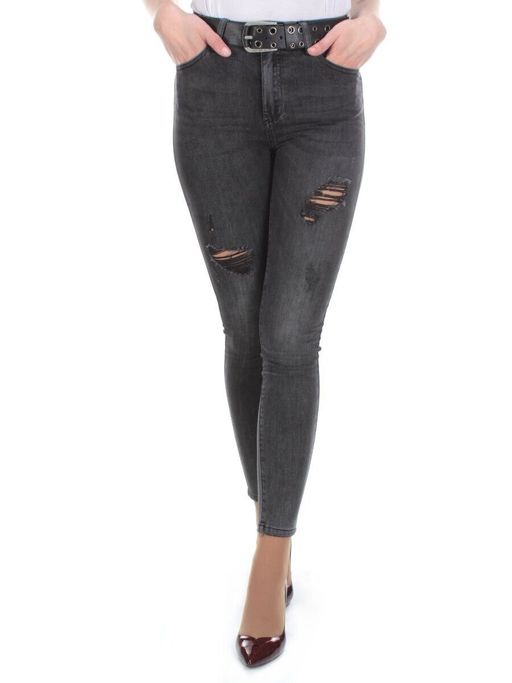 D603 DARK GRAY Джинсы-скинни женские DIOVES