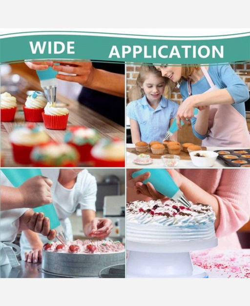 Набор для декорирования выпечки (Мешок+ 6 стальных насадок) 9046229 - Yiwu youda import & export co фото 8