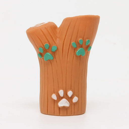 Игрушка пищащая Ветка с лапками для собак, 9 см, коричневая - Пижон фото 2