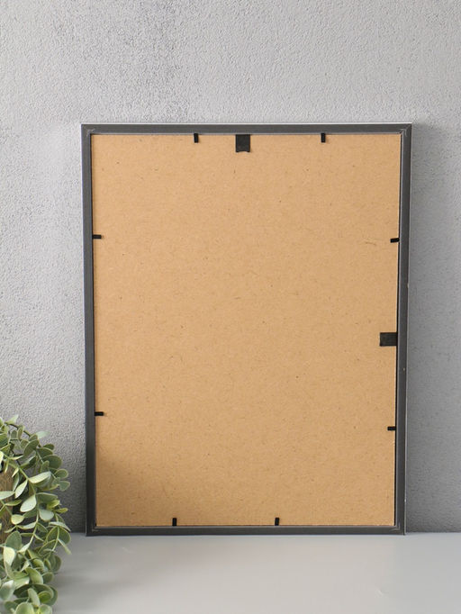 Фоторамка для фото 30×40 см Oframe, пластик, серебро, (пластиковый экран)