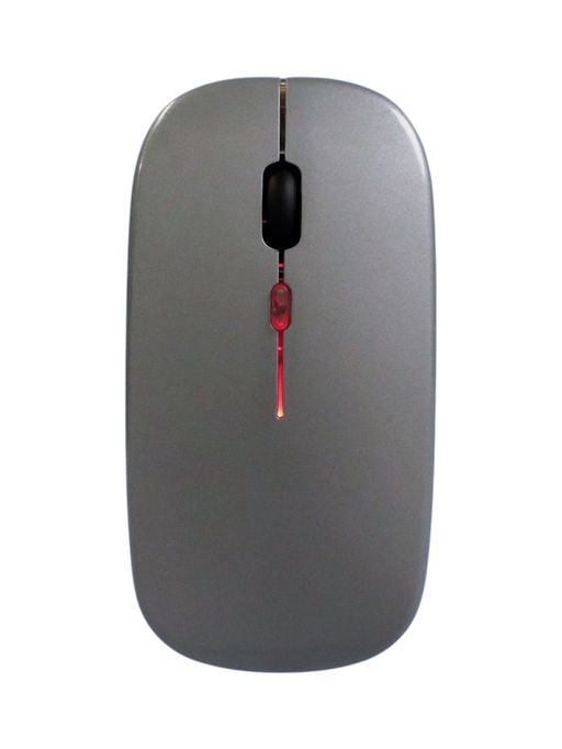 Мышь MB-2.4 беспроводная, оптическая, подсветка, 800-1600 dpi, USB, Bluetooth, серая