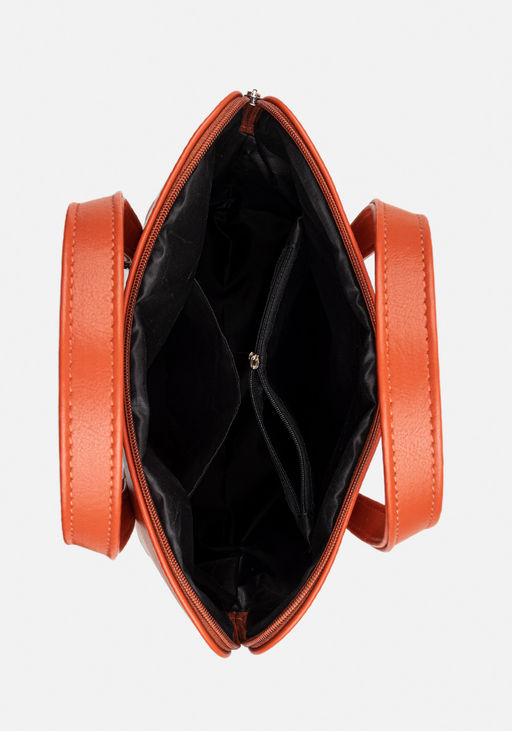 Сумка Модель №1587 | кожзам | гладкий | рыжий | Р831-2 | 33132 - L-craft фото 2