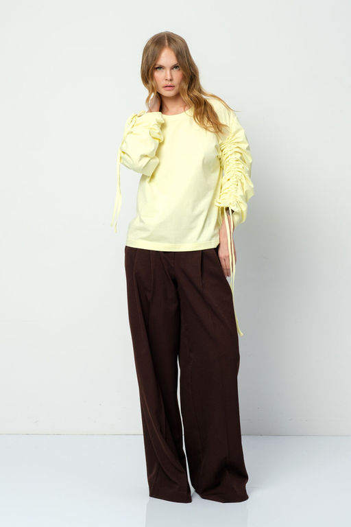 Свитшот Pirs 5879 желтый  фото 4