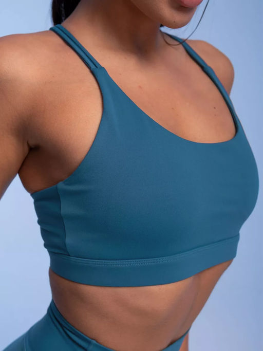 PELICAN, майка (модель топ) спортивная женская, Морская волна  фото 3