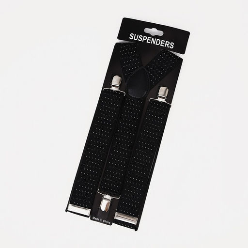 Подтяжки взрослые, ширина 2,5 см, цвет чёрный - Simaland фото 3