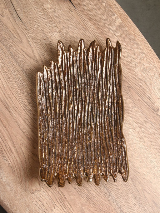 Блюдо сервировочное «Арт», 36×22×5 см, алюминий