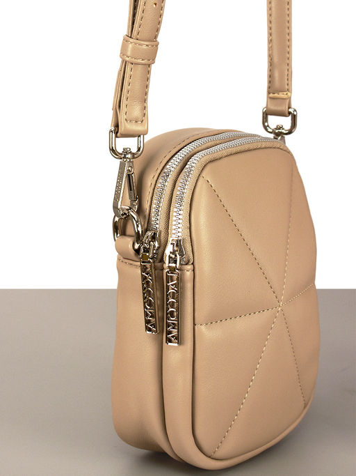 LACCOMA сумка Тиффанни-Ф826-капучино эко кожа хлопок