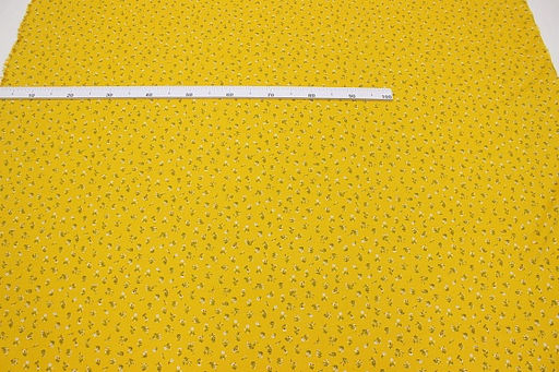 Плательная вискоза Весенние букетики цв.светлый шафран, СОРТ2, ш.1.45м, вискоза-100%, 135гр/м.кв - Купава фото 11