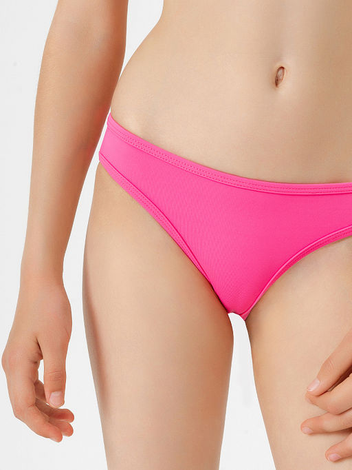 Купальник для девочек раздельный ярко-розовый с декоративными разрезами - Mark formelle фото 4