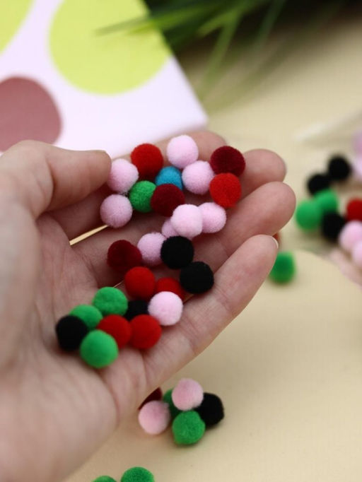 Картина из помпонов на подрамнике Draw Me! Sun, (20 х 20 см)