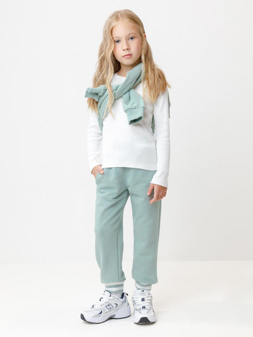 КР 400782/голубой прибой брюки для дев