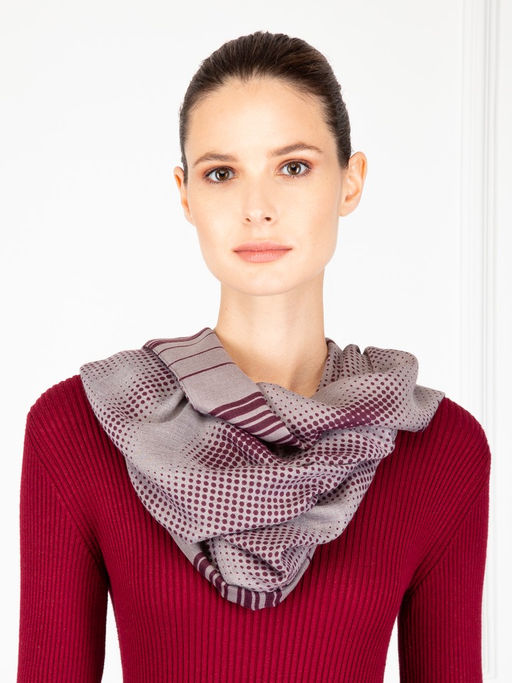 Палантин жен. виск+хл 90х180 LG27-519-08