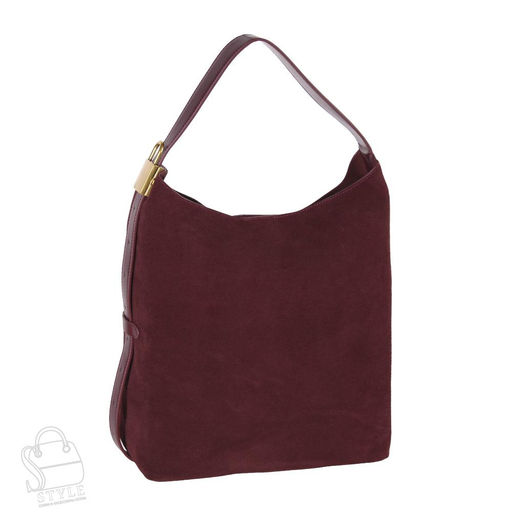 Сумка женская кожаная 56085BDAA wine red Baidou/50(дефект)