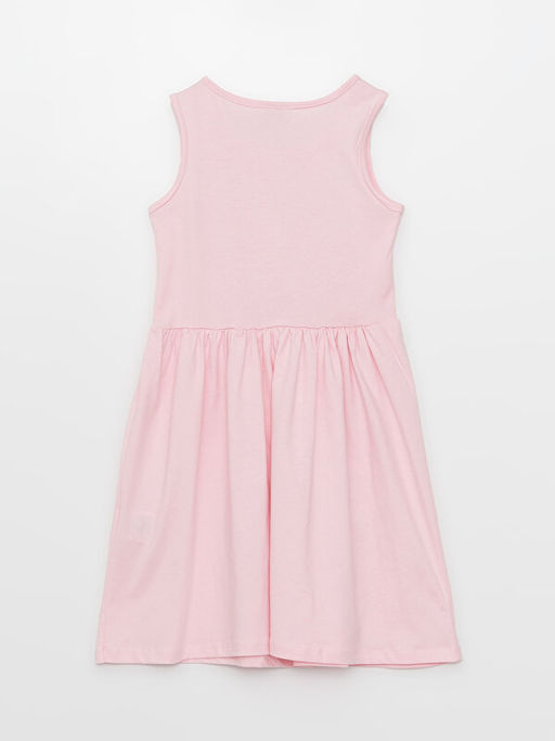 Bisiklet Yaka Desenli K?z ?ocuk Elbise - Waikiki фото 2