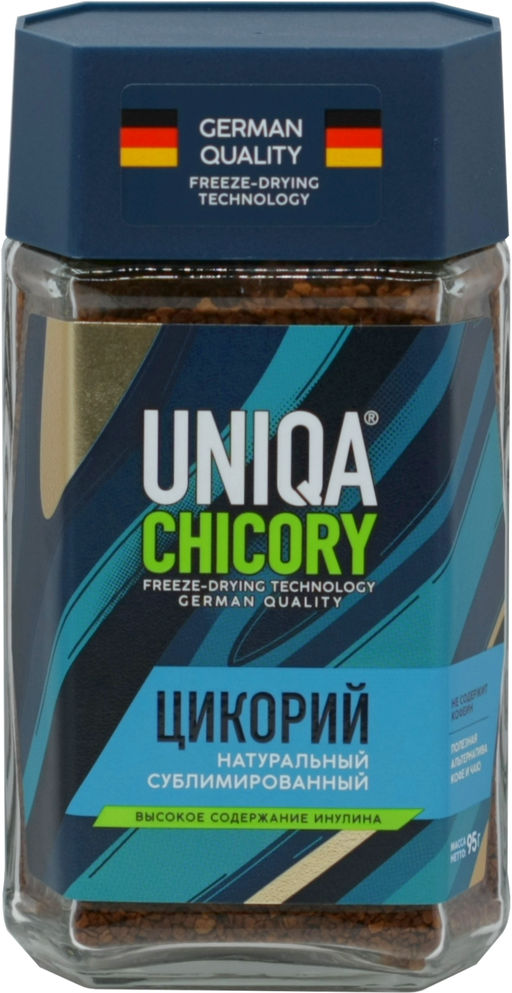 UNIQA CHICORY. Цикорий Кристалл 95 гр. стекл.банка