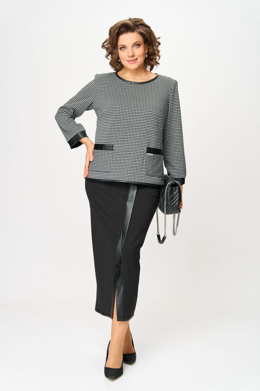 Костюм Michel Chic 1394 серый принт