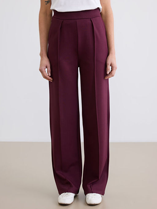 Standart Fit Geni? Pa?a Kad?n Pantolon