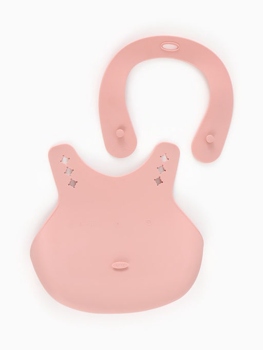 Нагрудник детский, светло-розовый