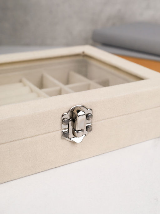 Шкатулка бежевая 20х15х4,5 см / XY2843 /уп 50/ - Галеонтрейд фото 4