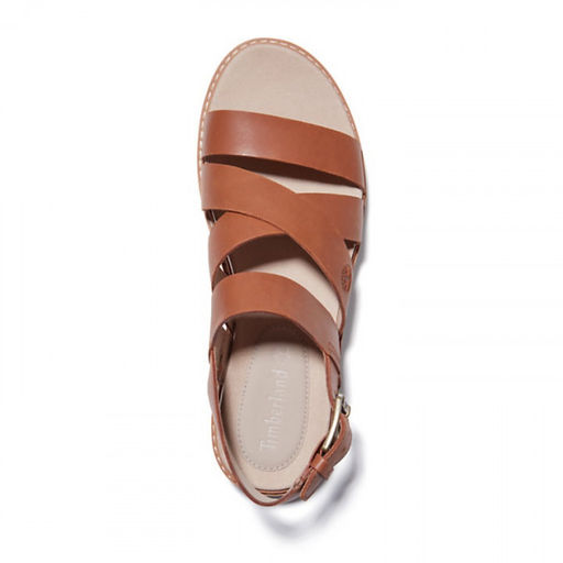 Женские сандалии Timberland Safari Dawn Backstrap коричневые фото 5